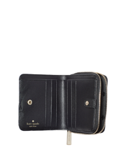 Kate Spade WLR00646 Natalia Small Zip-Around Wallet Black