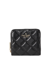Kate Spade WLR00646 Natalia Small Zip-Around Wallet Black
