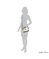 Kate Spade Wkru6857 Dome Crossbody Large Lemon Whitemulti