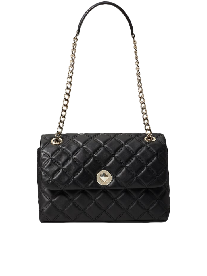 Kate-Spade-Wkru7076-Natalia-Medium-Flap-Shoulder-Bag-Black-Balilene-depan1