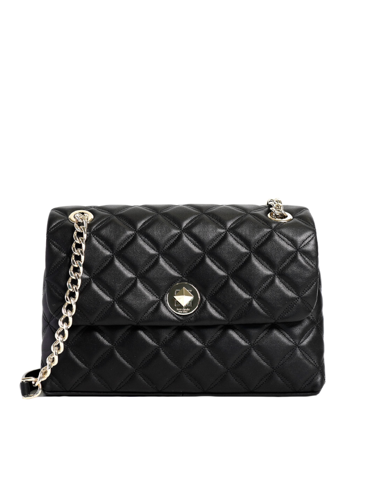 Kate-Spade-Wkru7076-Natalia-Medium-Flap-Shoulder-Bag-Black-Balilene-depan
