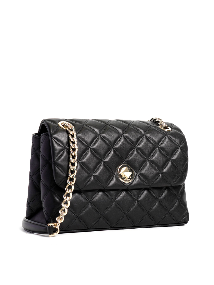 Kate-Spade-Wkru7076-Natalia-Medium-Flap-Shoulder-Bag-Black-Balilene-samping
