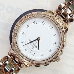 Kate Spade KSW1552 New York Morningside Scallop Three-hand Rose Gold-tone Stainless Steel Watch