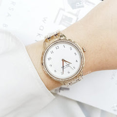 Kate Spade KSW1552 New York Morningside Scallop Three-hand Rose Gold-tone Stainless Steel Watch