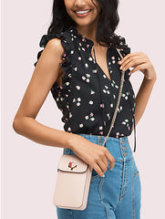 Kate Spade Pwru7496 Nicola Twisslock Ns Flap Crossbody Blush