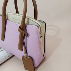 Kate Spade Pxrua540 Margaux Mini Satchel Violet Brown