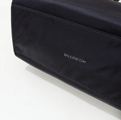 Kate Spade WKRU5918 Dawn Medium Satchel Double zip Nylon Bag Black