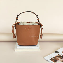 Kate Spade Wkru5773 Hayes Street Pippa Top Handle Bucket Brown