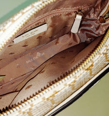 Kate Spade Wkru5876 Hayes Bee Embellished Camera Bag In Natural