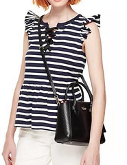 Kate Spade New York WKRU5836 Carter Street Kylie Satchel Black