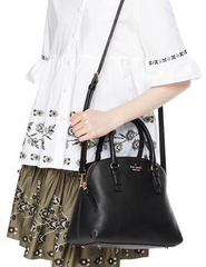 Kate Spade Pxru8262 Cameron Street Lottie Satchel Bag Black