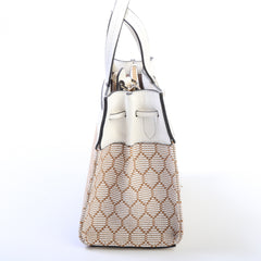 Kate Spade Wkru5877 Hayes Bee Embellished Small Satchel Natural