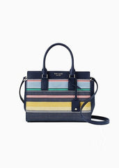 Kate Spade Wkru5931 Cameron Medium Satchel Stripe Multi