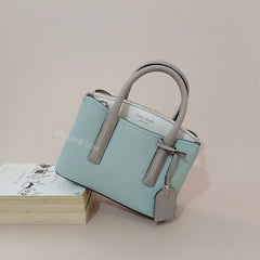 Kate Spade PXRUA540 Margaux Mini Satchel Cloud Mist Multi