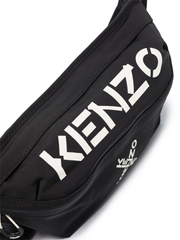 Kenzo Sport Logo Printed Belt Bag Black