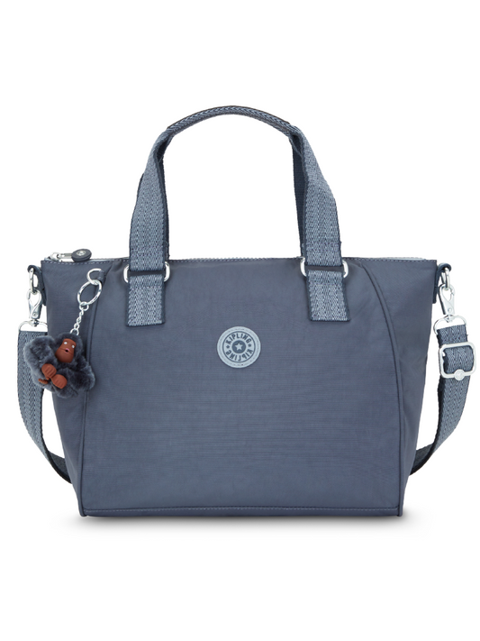Kipling Classic Amiel Medium Handbag Foggy Grey