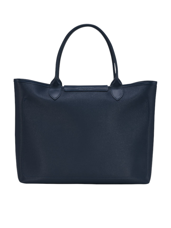 Longchamp-Le-Pliage-City-Top-Handle-Bag-Navy-Balilene-belakang