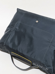 Longchamp Le Pliage Club Briefcase Small Gun Metal