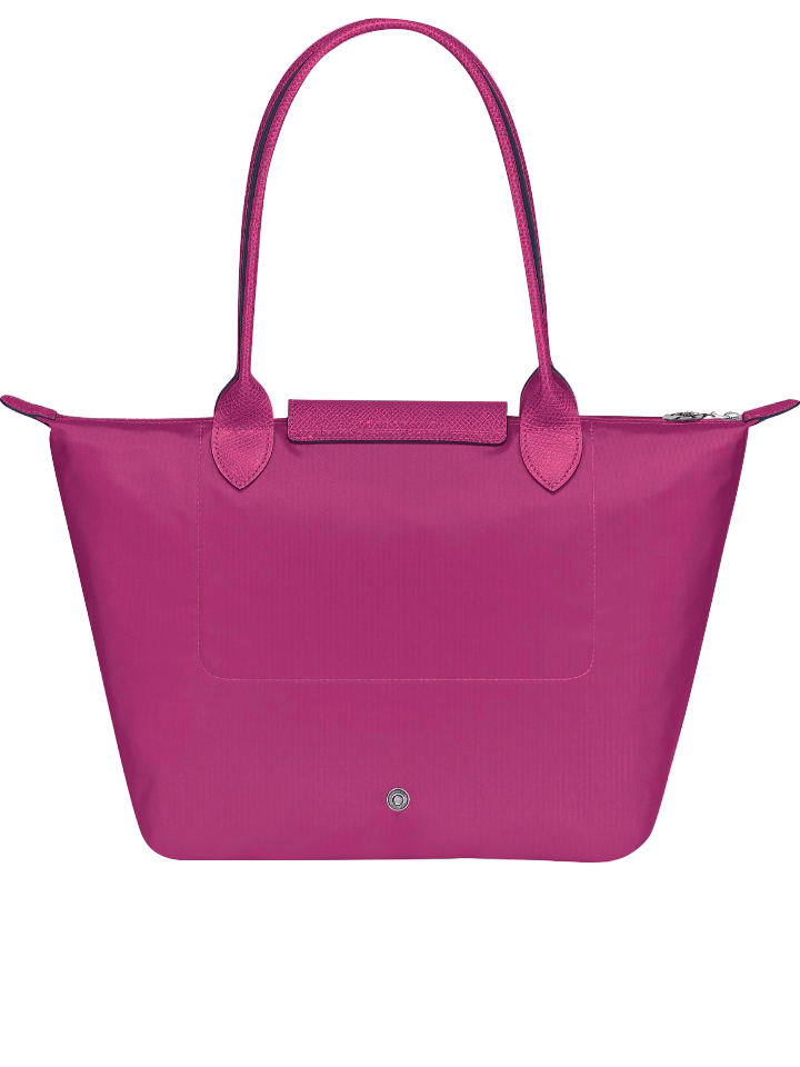 Longchamp-Le-Pliage-Club-Medium-Shoulder-Bag-Fuchsia-Balilene-belakang