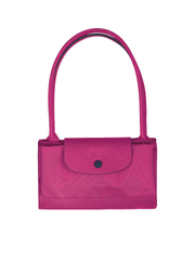 Longchamp-Le-Pliage-Club-Medium-Shoulder-Bag-Fuchsia-Balilene-detail