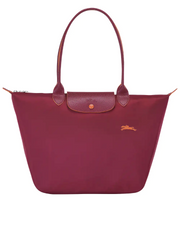 Longchamp-Le-Pliage-Club-Medium-Shoulder-Bag-Garnet-Balilene-depan