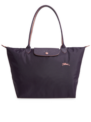 Longchamp Le Pliage Club Large Shoulder Bag Bilberry