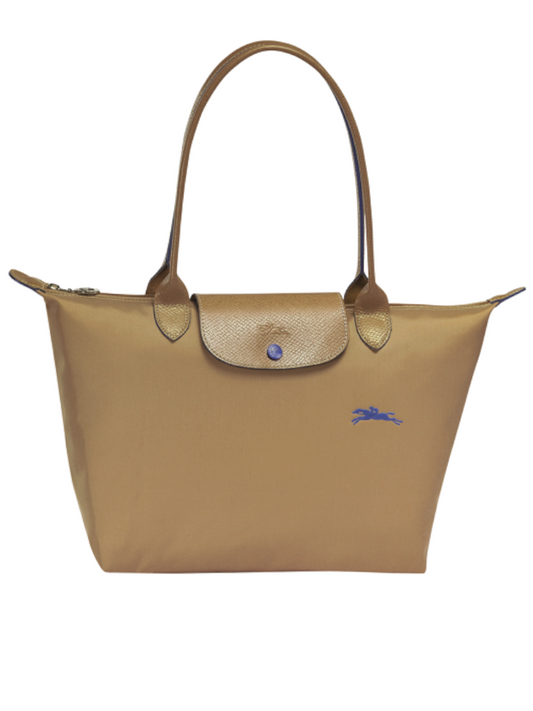 Longchamp Le Pliage Club Shoulder Bag Medium Beige/Khaki