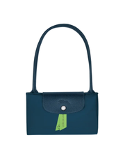 Longchamp Le Pliage Club Small Shoulder Bag Ocean Blue