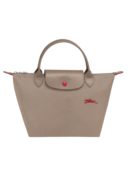 Longchamp Le Pliage Club Small Top Handle Bag Beige