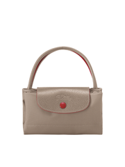Longchamp Le Pliage Club Small Top Handle Bag Beige