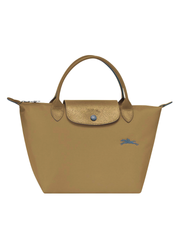 Longchamp-Le-Pliage-Club-Small-Top-Handle-Bag-Khaki-Balilene-depan