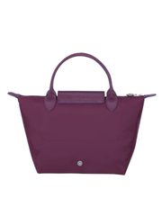 Longchamp Le Pliage Club Small Top Handle Bag Plum