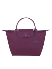 Longchamp Le Pliage Club Small Top Handle Bag Plum