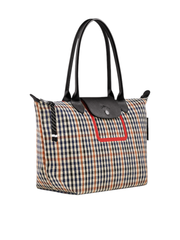 Longchamp Le Pliage Collection Tote Bag Multicolor Navy/Cognac