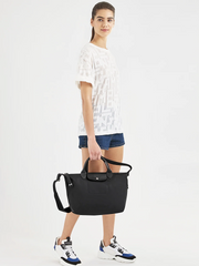 Longchamp Le Pliage Medium Energy Top Handle Bag Black