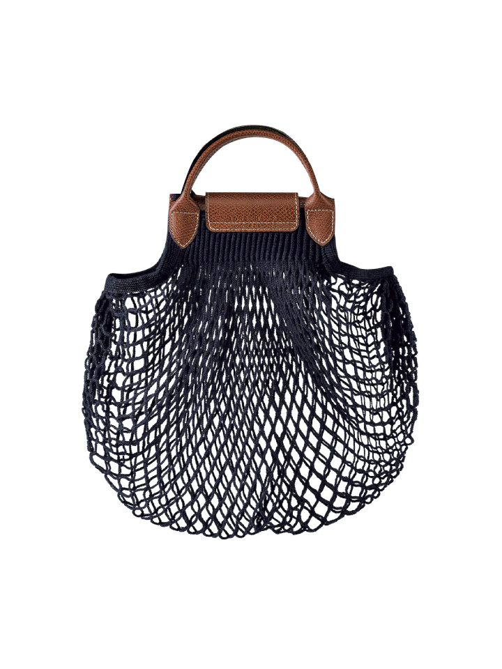 gambar-belakang-Longchamp-Le-Pliage-Filet-Top-Handle-Bag-Navy