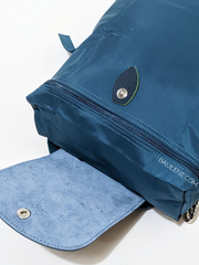 Longchamp Le Pliage Green Backpack Navy