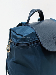 Longchamp Le Pliage Green Backpack Navy
