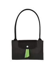 Longchamp Le Pliage Green Large Shoulder Bag Black