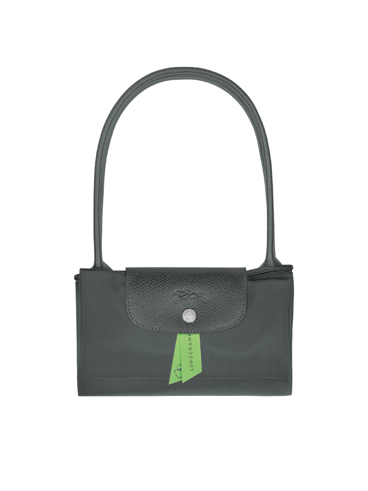 Longchamp-Le-Pliage-Green-Small-Shoulder-Bag-Graphite-Balilene-lipat