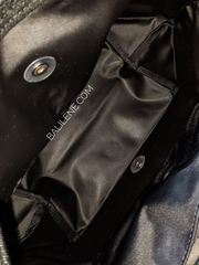 Longchamp Le Pliage Green Small Top Handle Bag Black