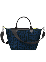 Longchamp Le Pliage LPG Top Handle Bag Black/Navy
