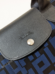 Longchamp Le Pliage LPG Top Handle Bag Black/Navy