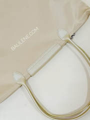 Longchamp Le Pliage Large Shoulder Bag Gold