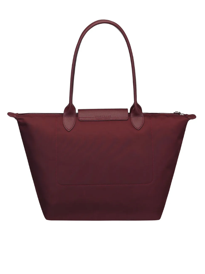 Longchamp Le Pliage Neo Small Nylon Shoulder Tote In Grape