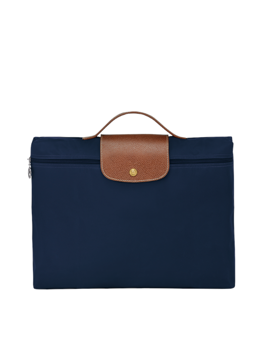 Longchamp-Le-Pliage-Original-Briefcase-Small-Navy-Balilene-depan