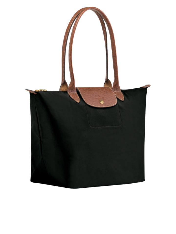 Le Pliage Original L Tote bag Black - Recycled canvas (L1899089001)