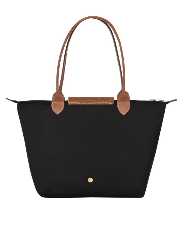 Longchamp Le Pliage Original Medium Shoulder Bag Black Balilene
