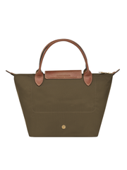 Longchamp-Le-Pliage-Original-Top-Handle-Bag-Khaki-Army-Balilene-belakang