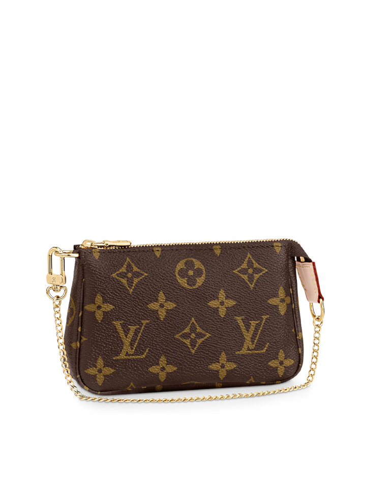 Louis Vuitton Mini Pochette Accessoires Monogram Small Leather – Balilene